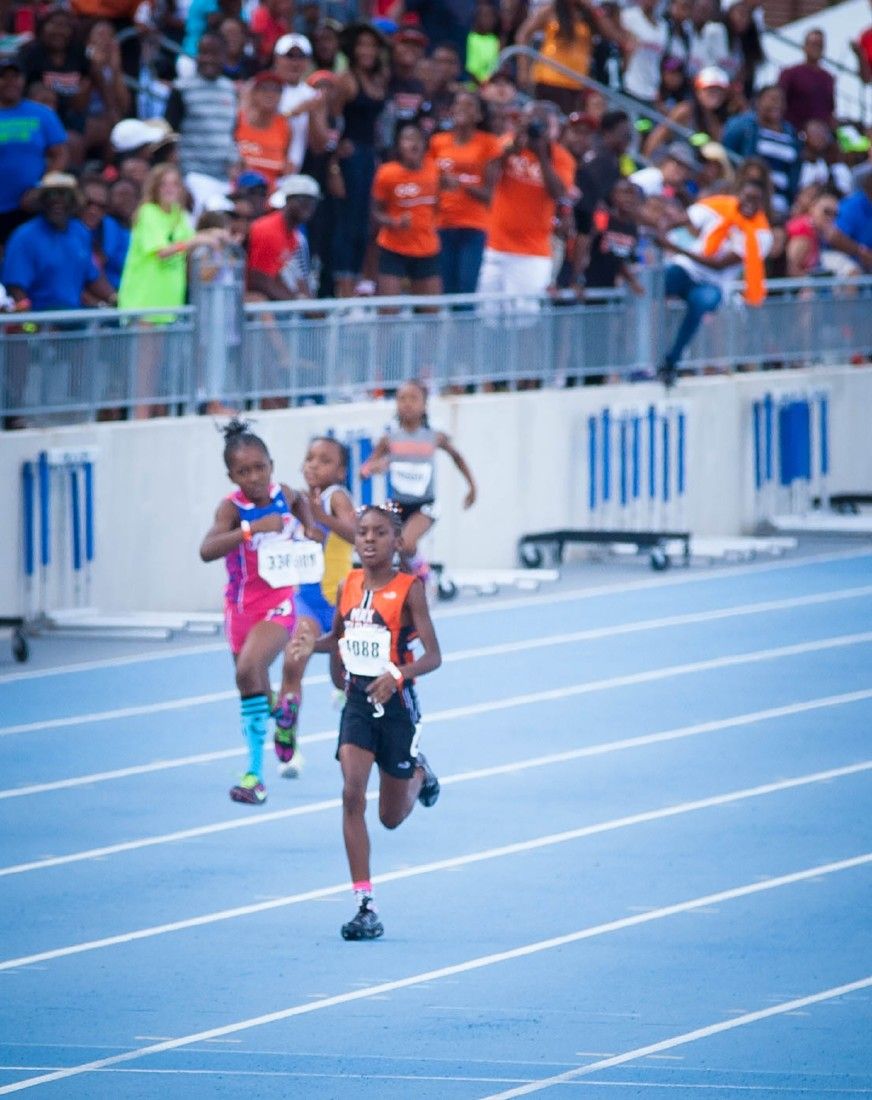 Frazier Student Breaks 400Meter Track Record at AAU Junior Olympics