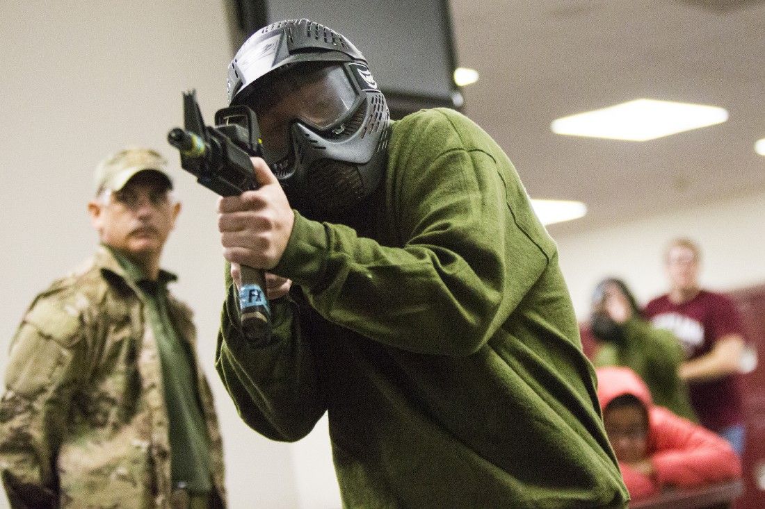 Local Law Enforcement Officers Participate In Active Shooter Drill