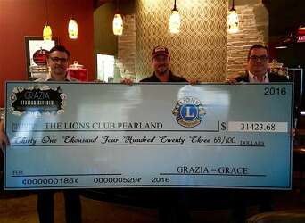 Grazia Italian Kitchen Raises Thousands For Pearland Lions Club