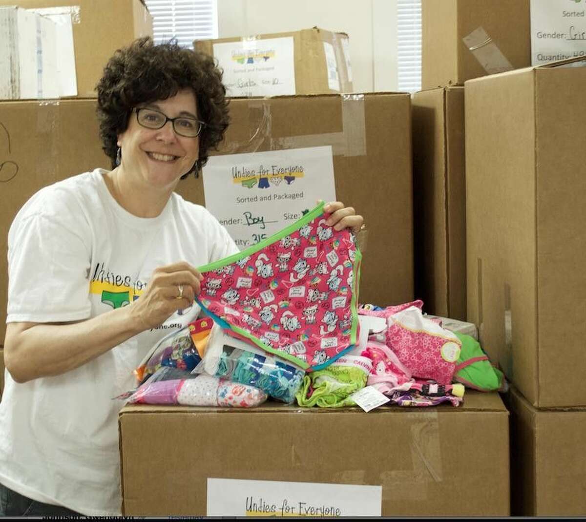 “I may be the only underwear rabbinate in the country -- shocking, isn’t it?” says Rabbi Amy Weiss, who founded Undies for Everyone in 2008 to make sure disadvantaged children have the same basic dignity that everyone enjoys. Since its inception, Undies for Everyone has given away 140,000 pairs of underwear to thousands of Houston children