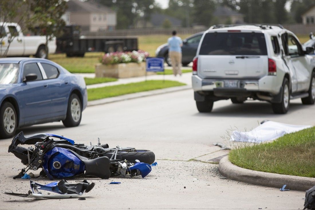 Motorcyclist dies in collision with SUV