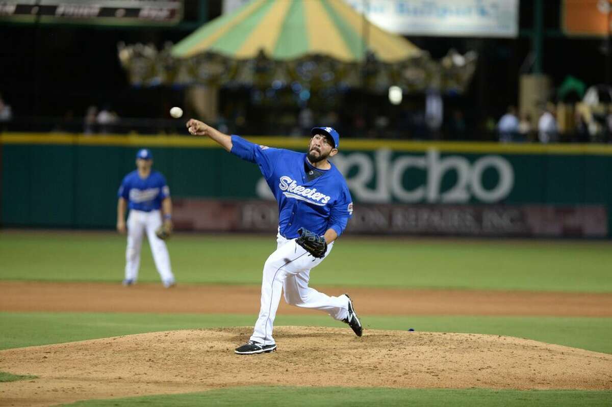 Ramon Delgado and the Sugar Land bullpen allowed one hit in five innings as the Skeeters closed their series at Southern Maryland with a 4-3, 11-inning victory.