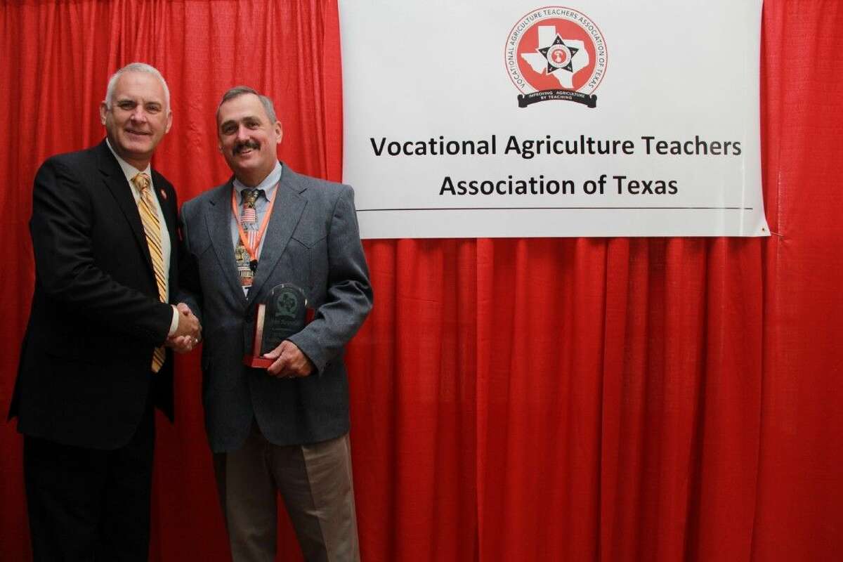 Hargrave High Ag teacher recognized for commitment to Agricultural Science