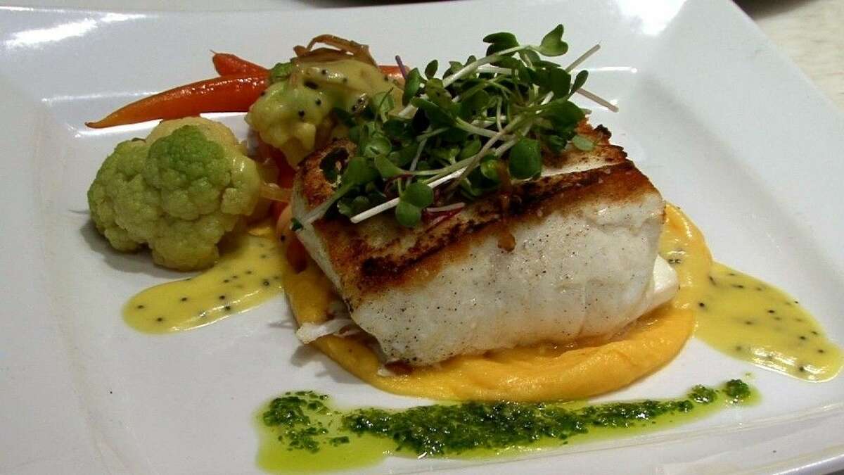 Masraff’s has five major entree choices on the menu including their halibut.