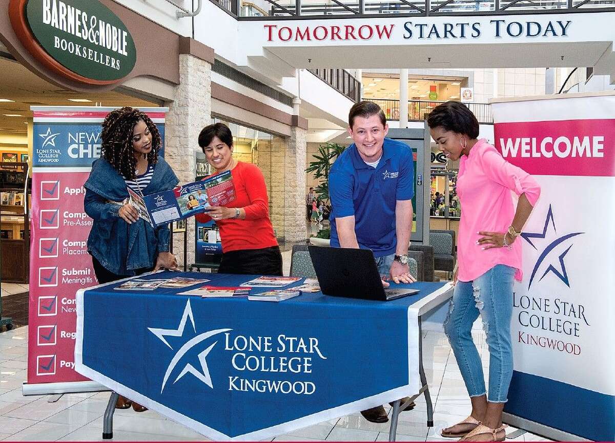 Lone Star College Kingwood opens booth at Deerbrook Mall