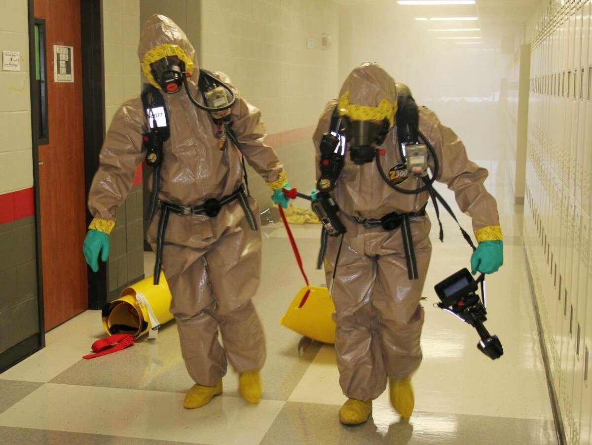 Hazmat drill deemed a success