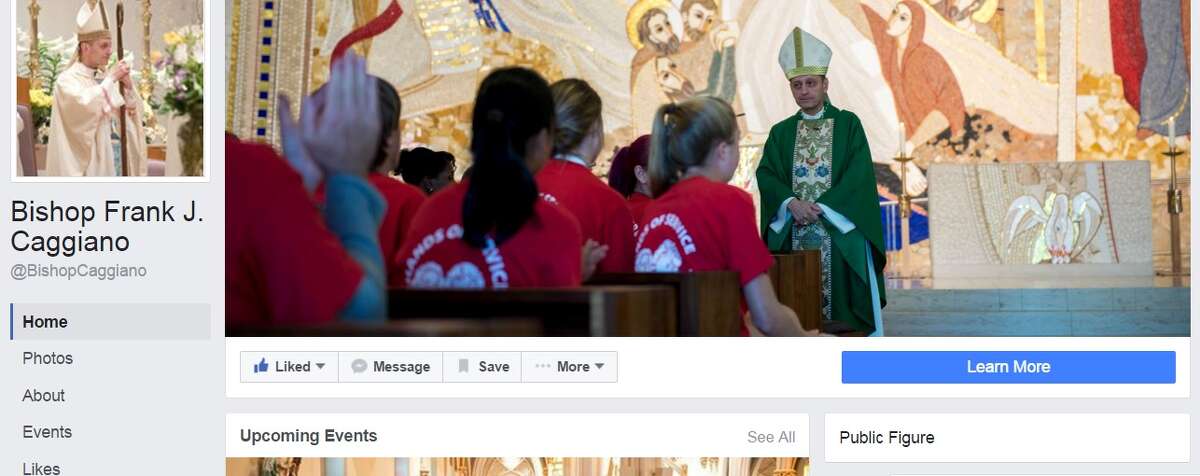 Bishop Frank J. Caggiano’s (real) Facebook page