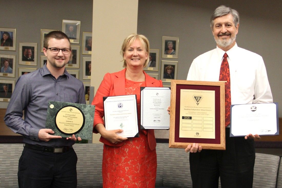 Pasadena ISD business office wins top state, international awards