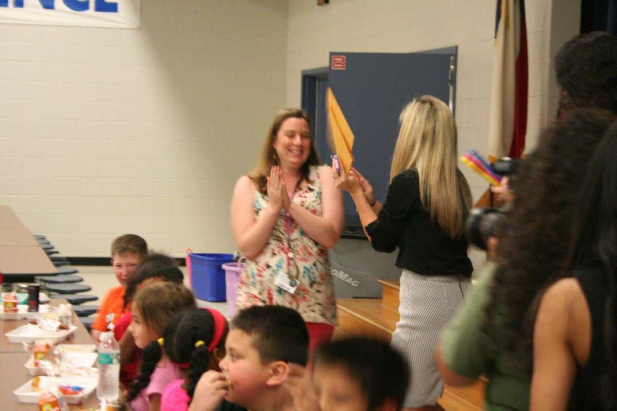 Prize Posse Surprise Humble ISD teachers surprised with grants funded