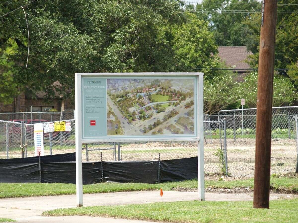 Construction on the new 5-acre Evelyn's Park has begun. The Evelyn's Park Conservancy has received a donation from Trees For Houston that will fund over 320 new trees in the park.