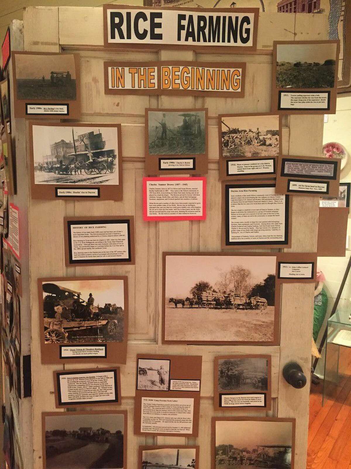 The Old School Museum in Dayton, Texas now has an exhibit looking back at the beginnings of rice farming in the Dayton area. The museum is open on Saturdays from 10 a.m. to 2 p.m.