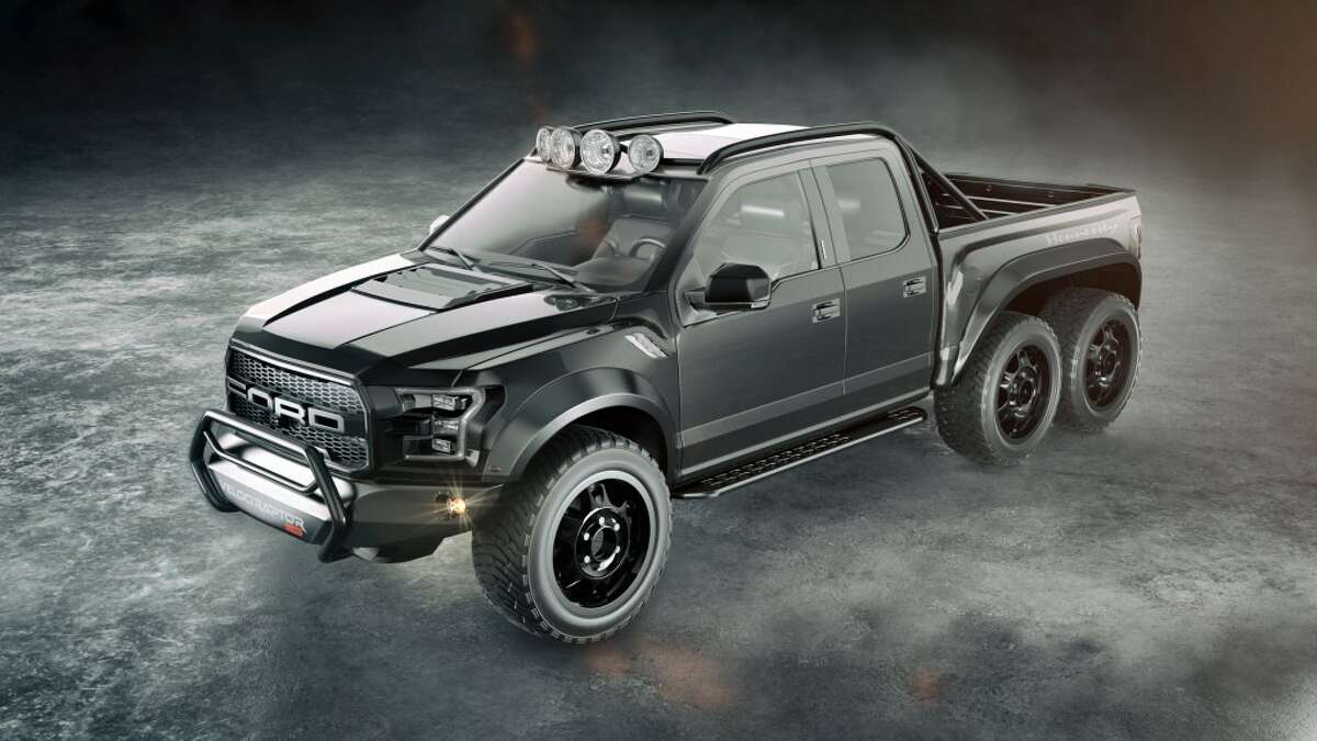Hennessey Performance is offering a VelociRaptor 6x6 (yes, that's six wheels) concept vehicle of the 2017 Raptor 4-door truck, starting at $295,000.