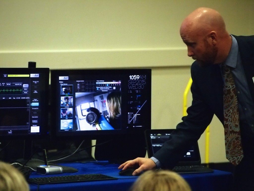 LifeBot telemedicine system demonstrated at Liberty County EMS event