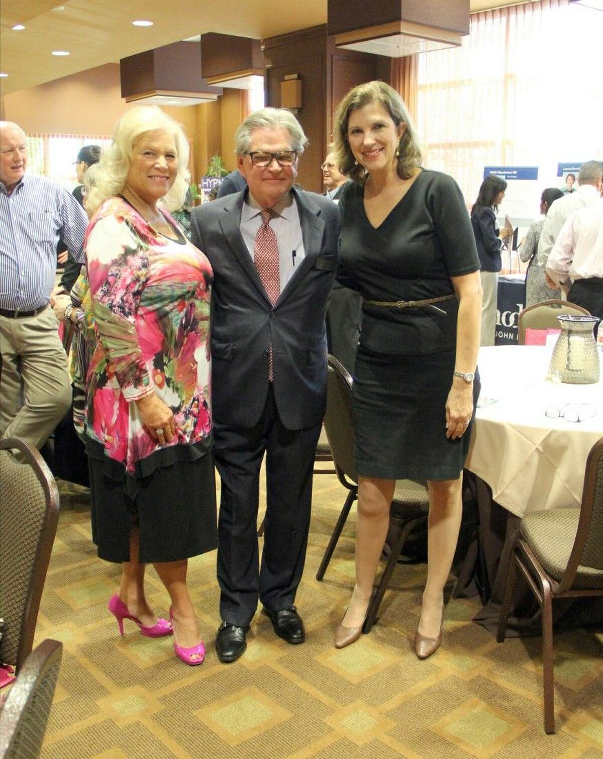 Fay Picard of Rep. Greg Bonnen's office (left), Buzz Crainer of The Journal (center) and Rebecca Lilley of Hermann Memorial Southeast Hospital (right).