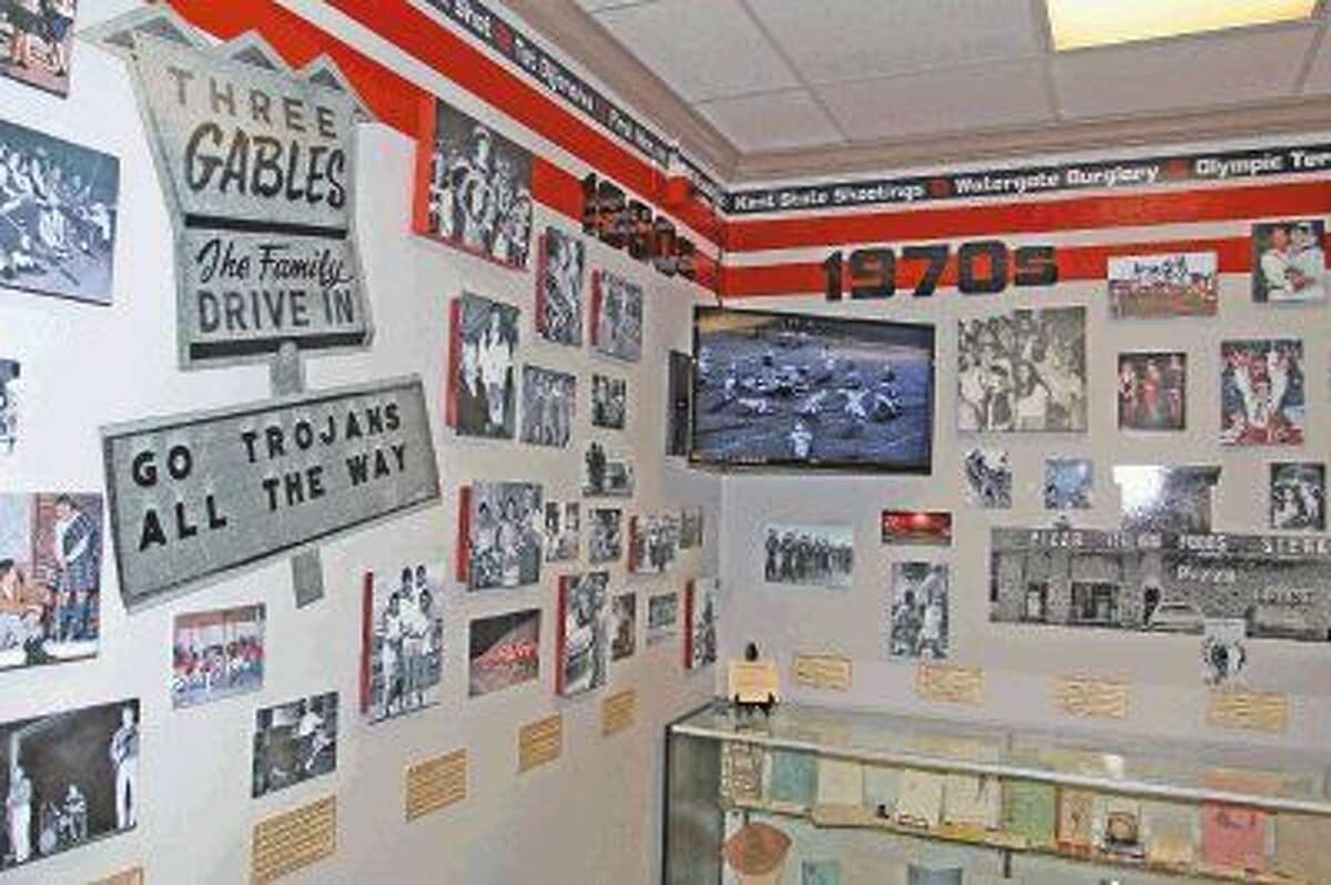 No area in the museum is left untouched by memorabilia and is divided by decades.