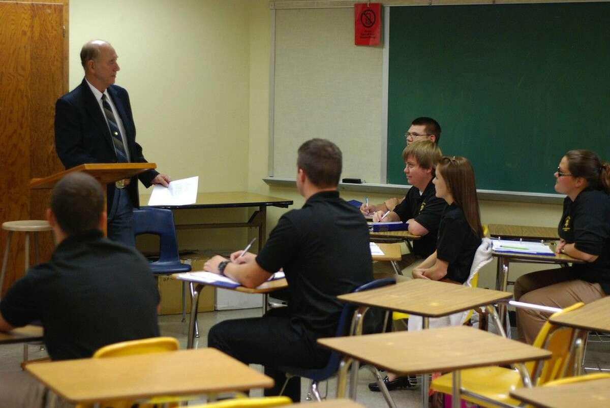 Liberty High School’s Advanced Law Enforcement class has heard a number of guest speakers, including Capt. Ken DeFoor of the Liberty County Sheriff’s Office.