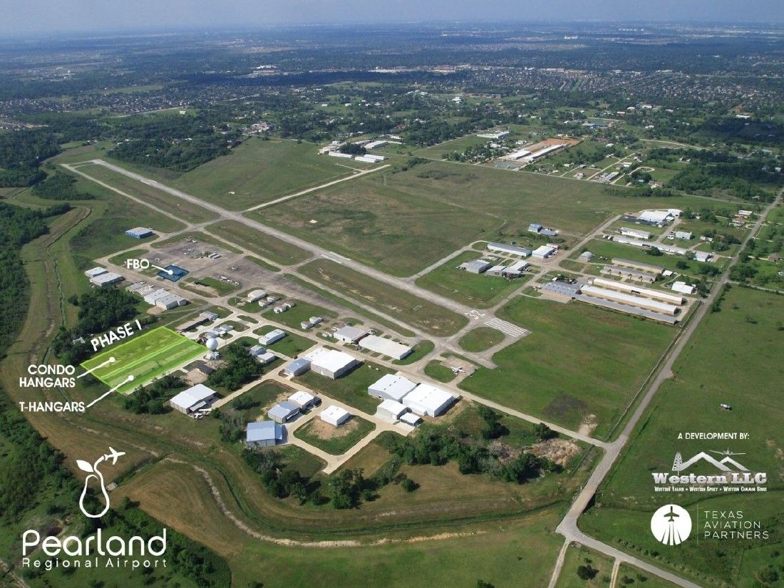 New hangar at Pearland Regional Airport coming