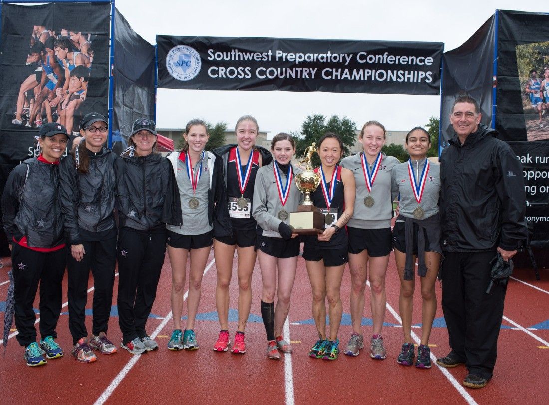 St. John’s girls cross country dominates SPC meet in Austin