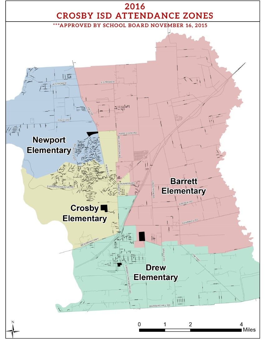 New school zones for Crosby youngsters starting next fall