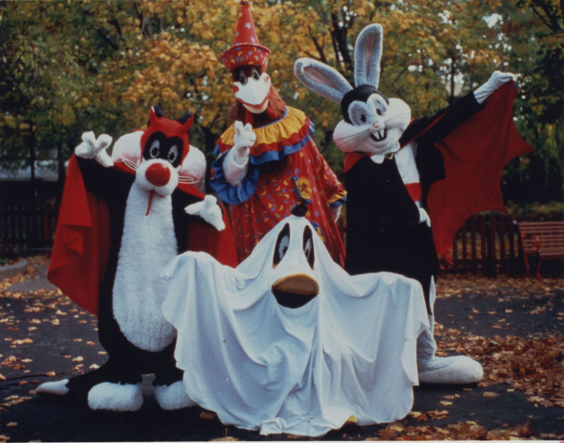 Sweat Vintage Six Flags Fright Fest Looney Tunes 1997 - Taille XL, Années 90, Neuf Avec Défauts