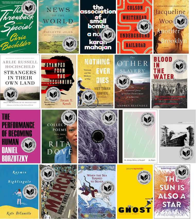 National Book Award finalists announced