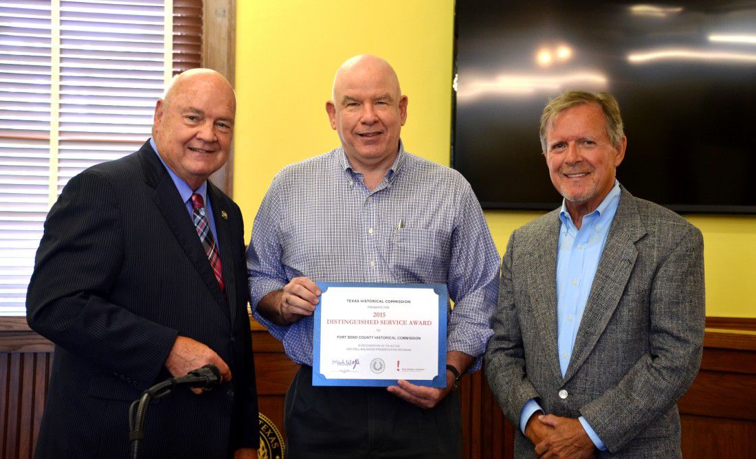 Fort Bend County Historical Commission recognized by state