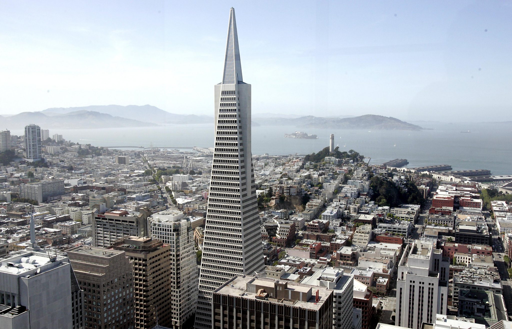 logotipo de la pirámide transamerica