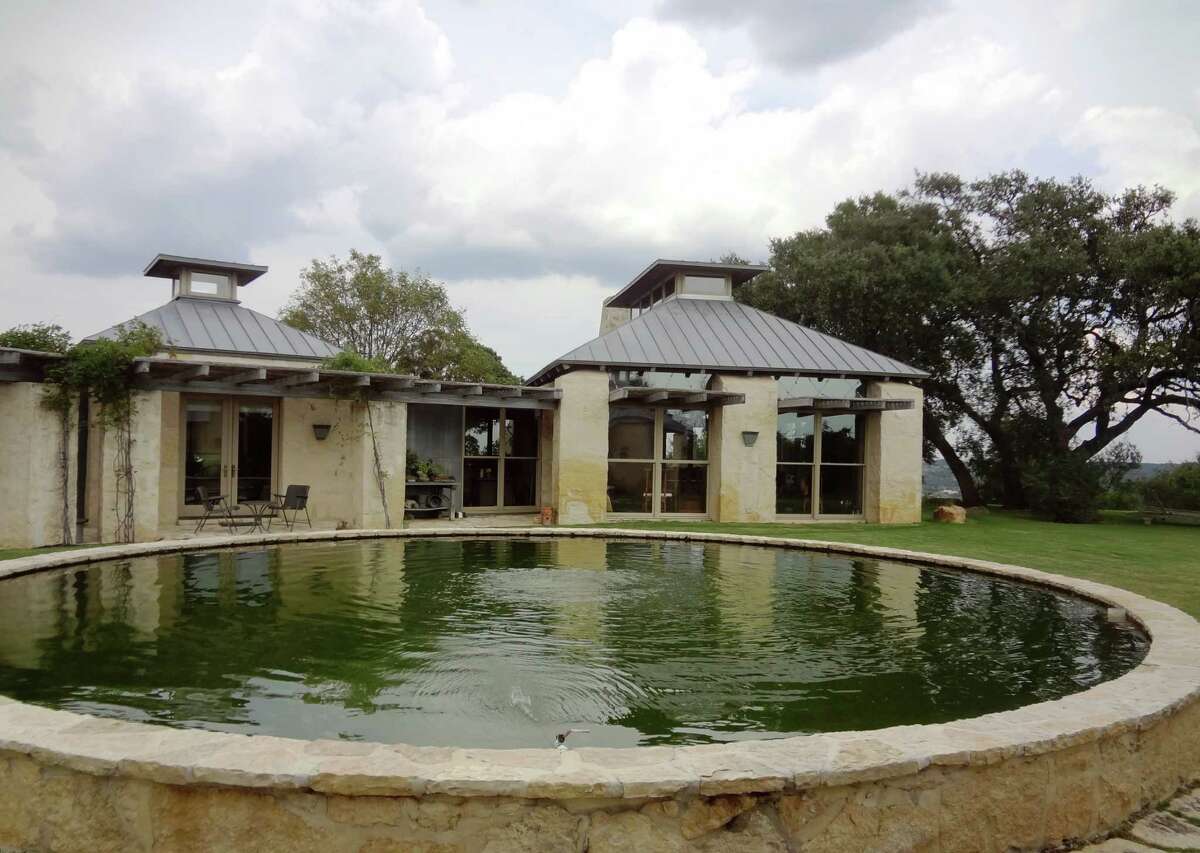 The Story home is built of limestone, with metal roofs with glass-paned cupolas for light and ventilation.