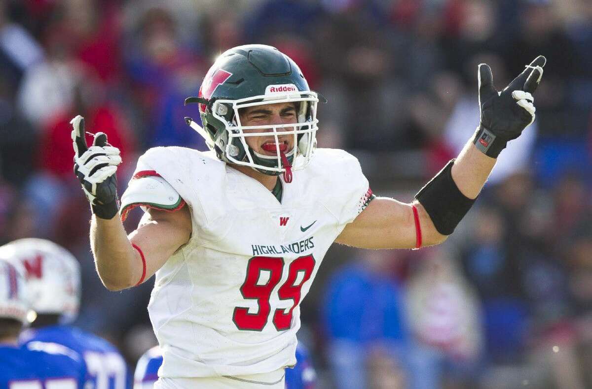 The Woodlands, led by defensive end Michael Purcell, was ranked as the No. 1 team in Region II-6A by the THSCA.