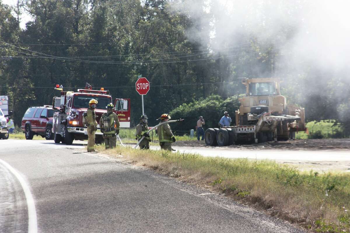 A 25-year-old truck driver was electrocuted in Liberty County on Thursday morning when the bed of his dump truck struck a power line, authorities said.