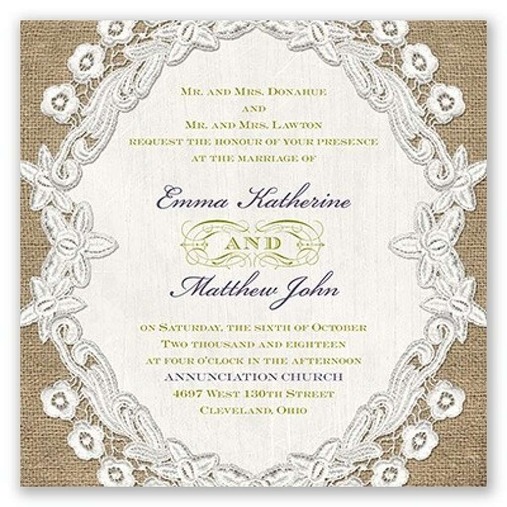 David Tutera S Advice For Wedding Invitations Etiquette Houston A Sample Invitation From The David Tutera Collection