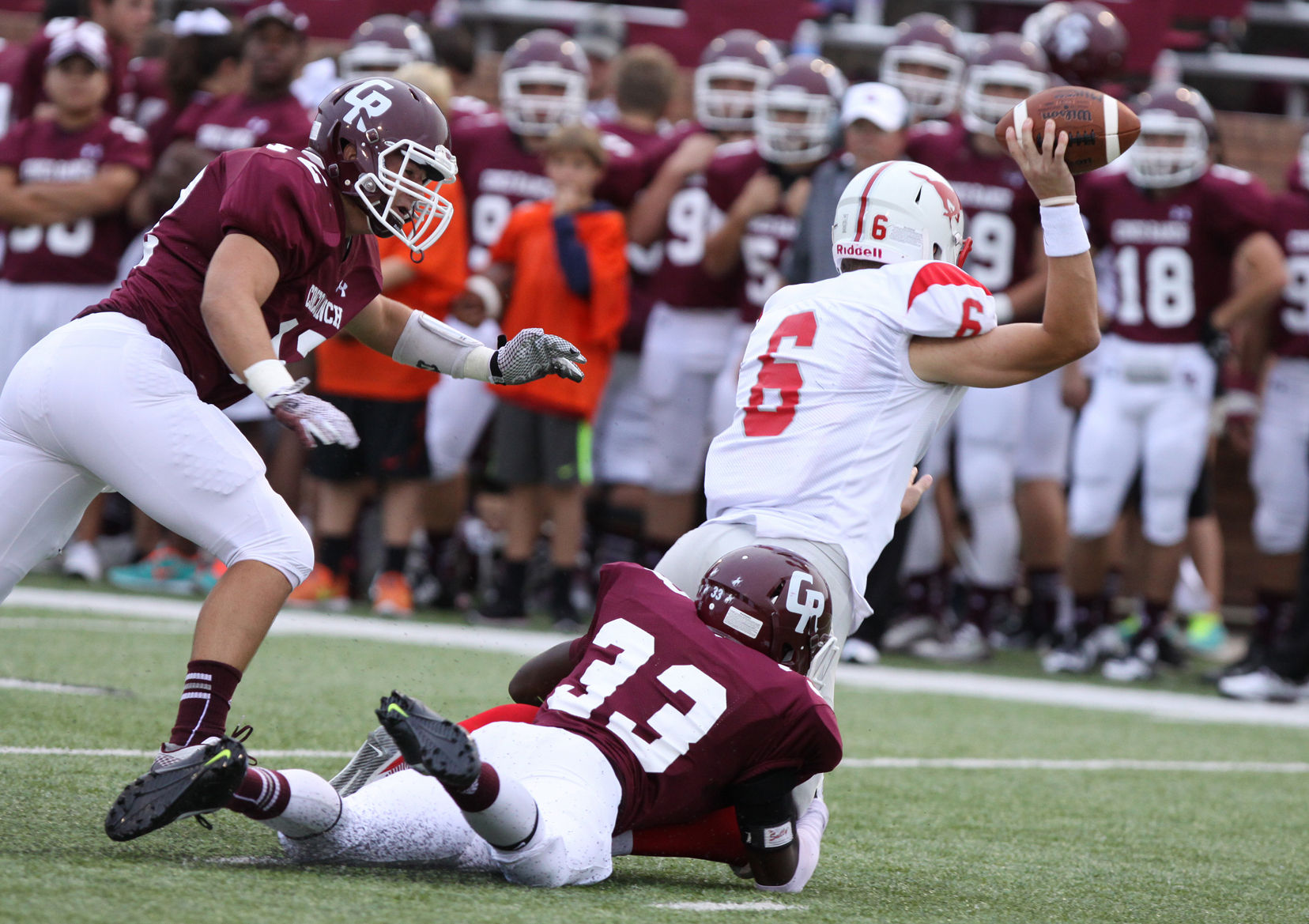 End zone interception seals Cinco Ranch win