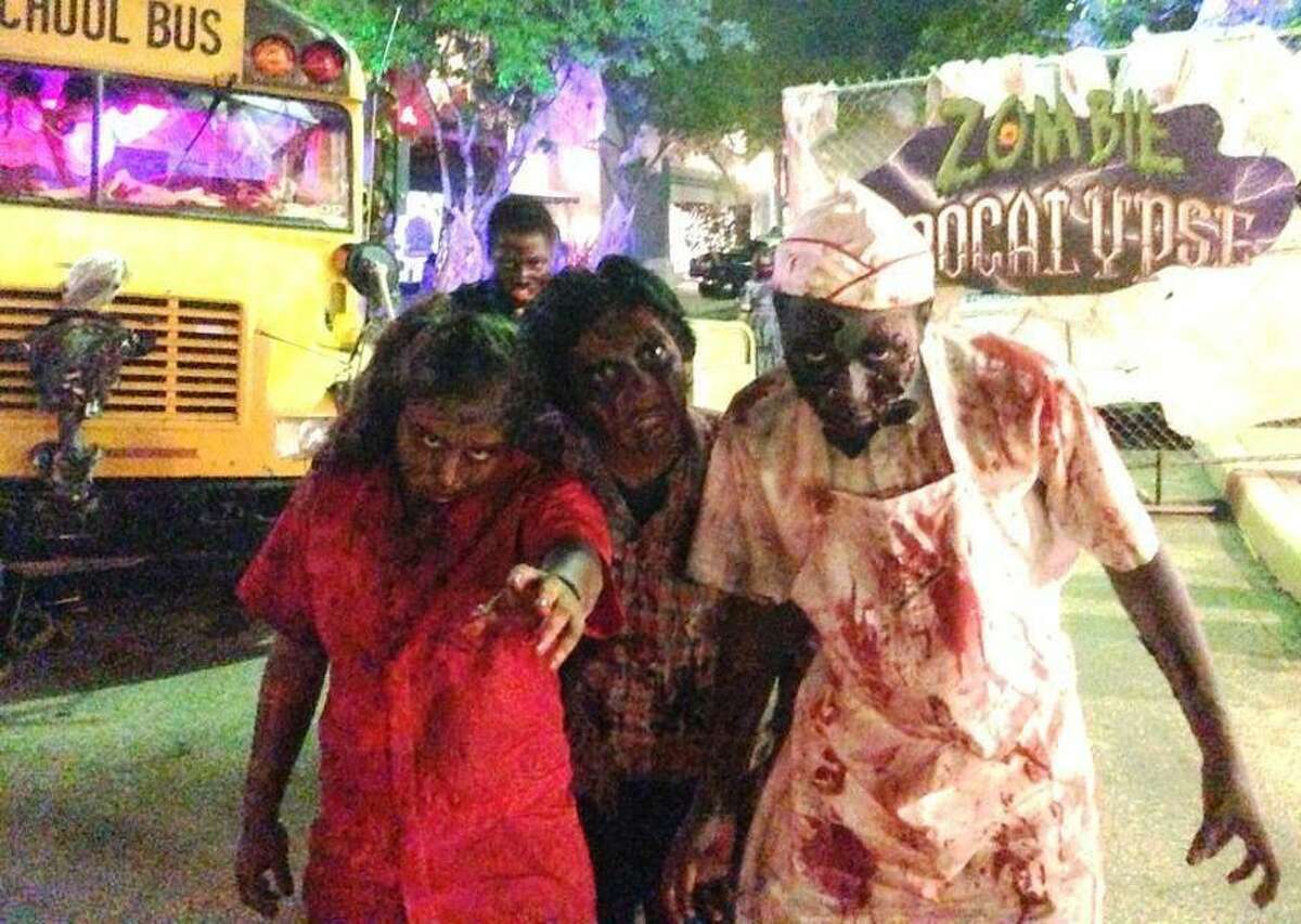 "Zombie Apocalypse" is one of the attractions at the annual Fright Fest at Six Flags Fiesta Texas.