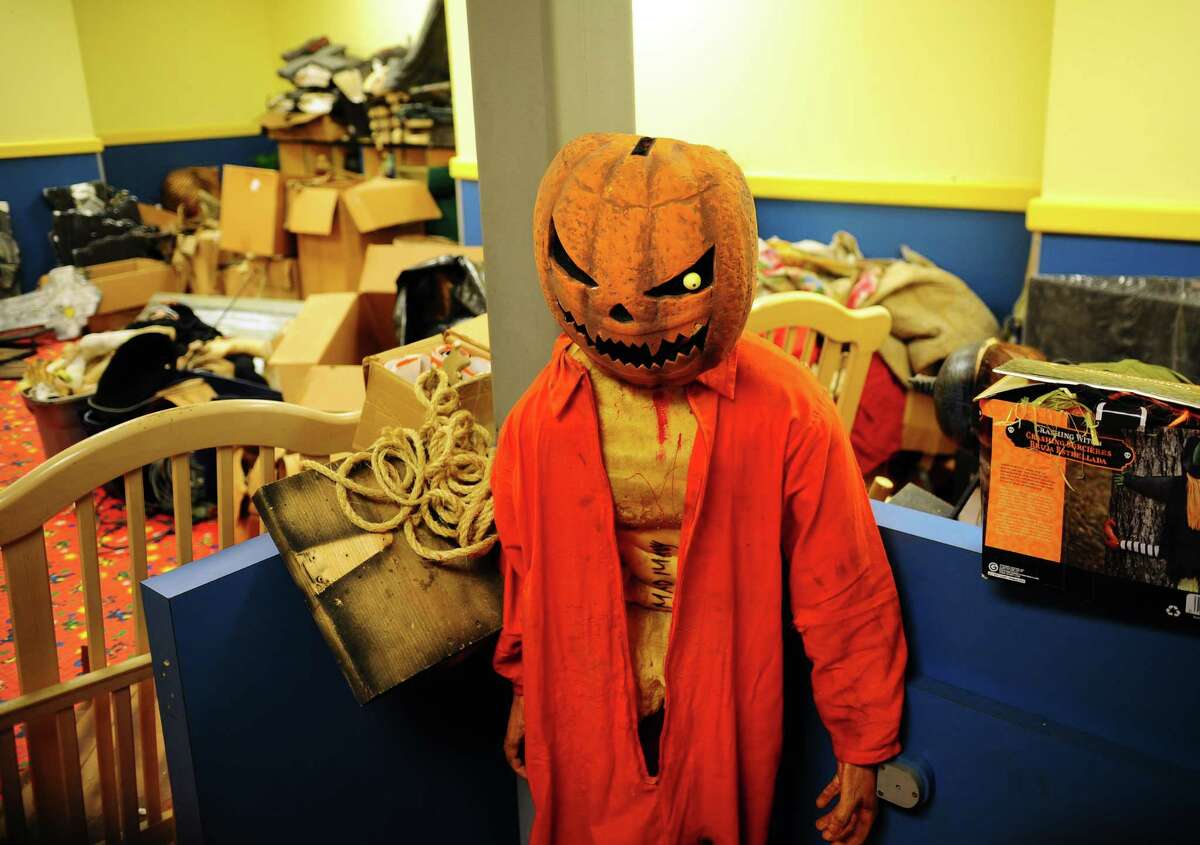 Fright Haven, a haunted attraction for Halloween, is located in the former Balley's Fitness Center in Stratford Square Shopping Center in Stratford, Conn., on Tuesday Sept. 13, 2016. 