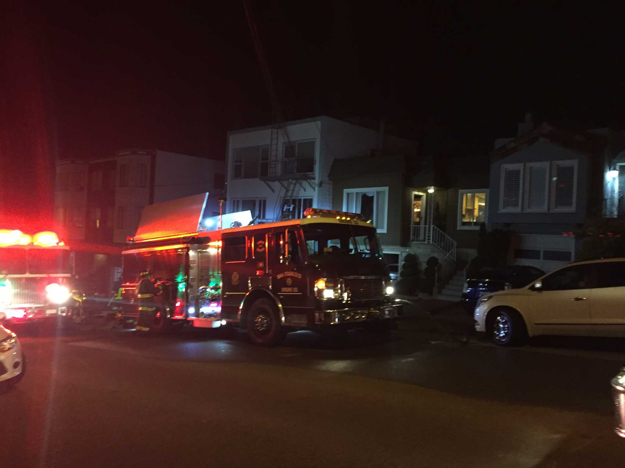 3 rescued from apartment fire in SF’s Sunset District