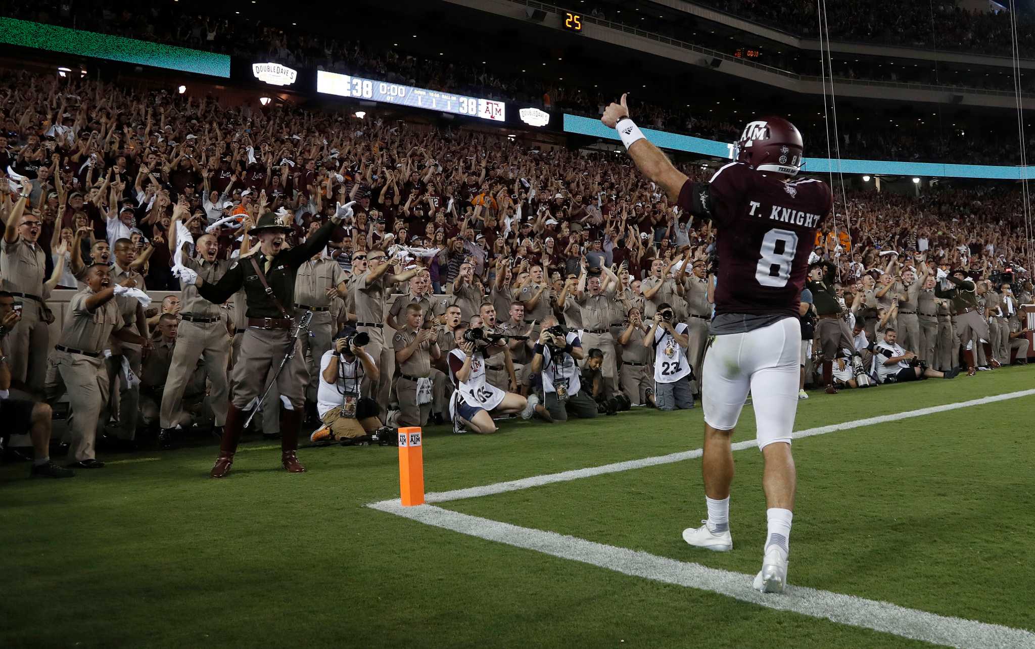 texas a&m football vs tennessee