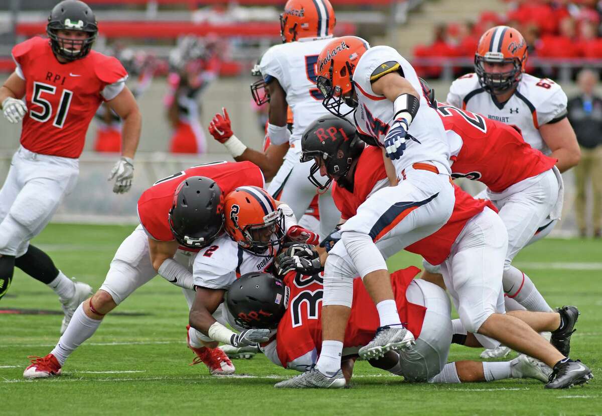 RPI football tops ranked Hobart in final minute