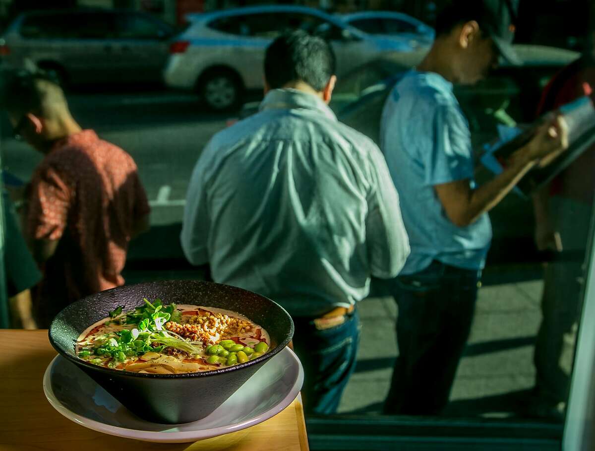 The Vegan Tantanmen at Mensho Ramen in San Francisco, Calif. is seen on October 8th, 2016.