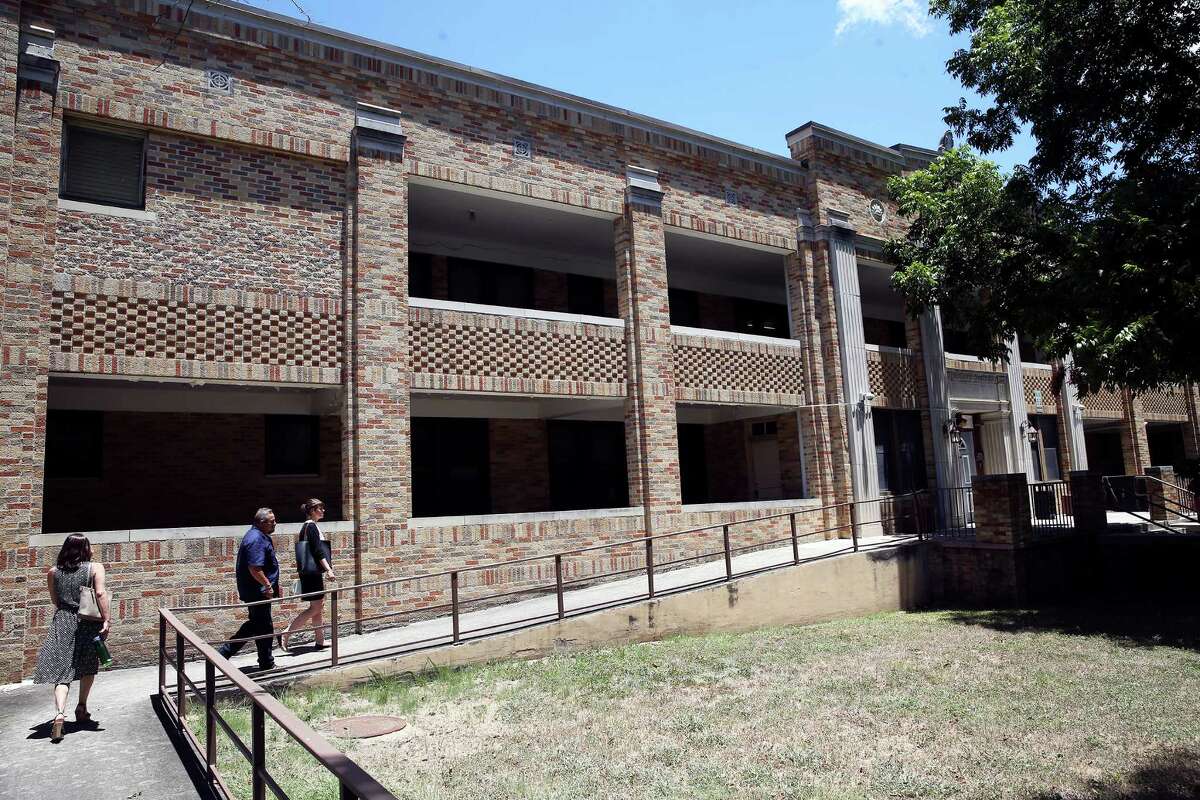 Brick siding appears to be of a long ago era as 80 percent of buildings at the State Hospital in San Antonio are considered to be in critical condition on July 21, 2016.