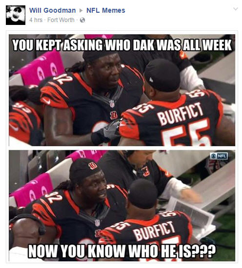 NFL Memes - Tuesday Night Football FTW!