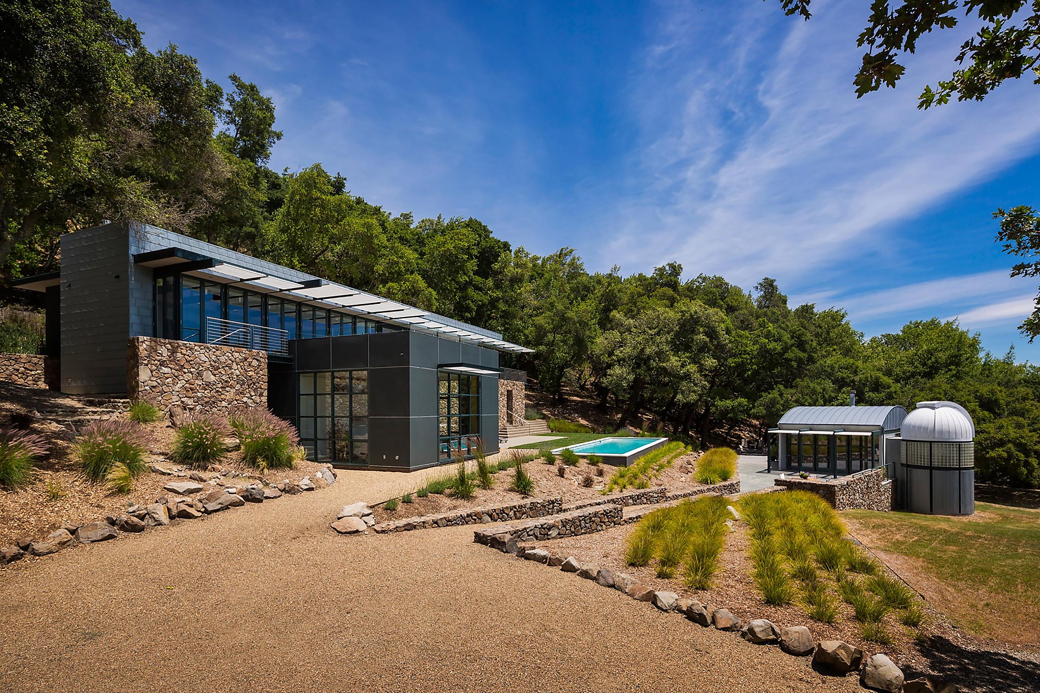 Dramatic luxury home in Sonoma features private observatory for stargazing - Luxury Homes With Private Observatories