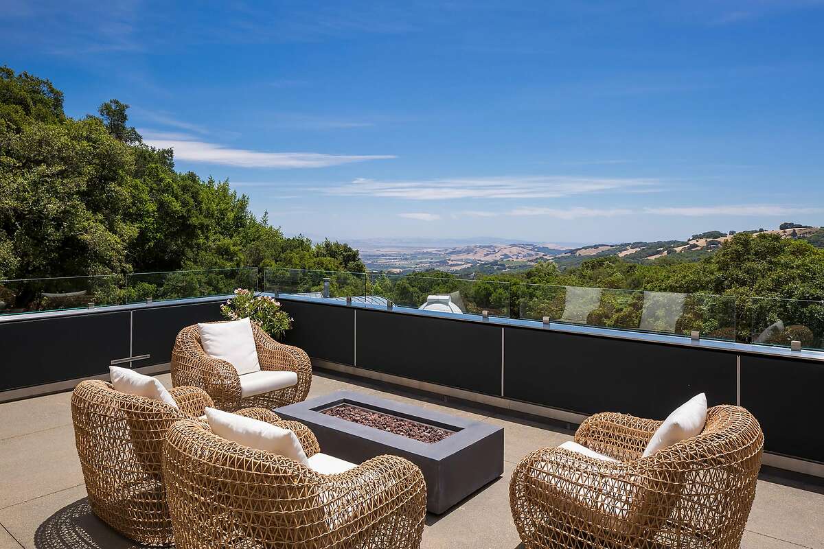 View of Dramatic luxury home in Sonoma features private observatory for stargazing
