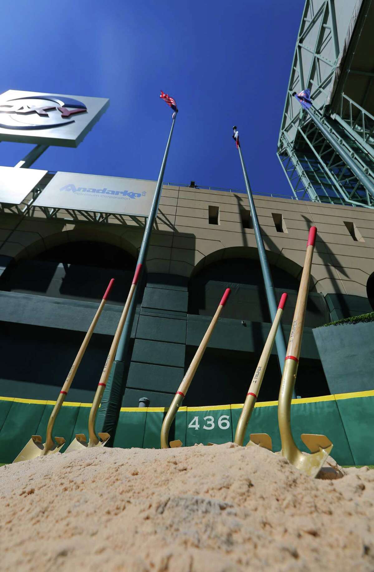 Astros break ground on Tal's Hill removal