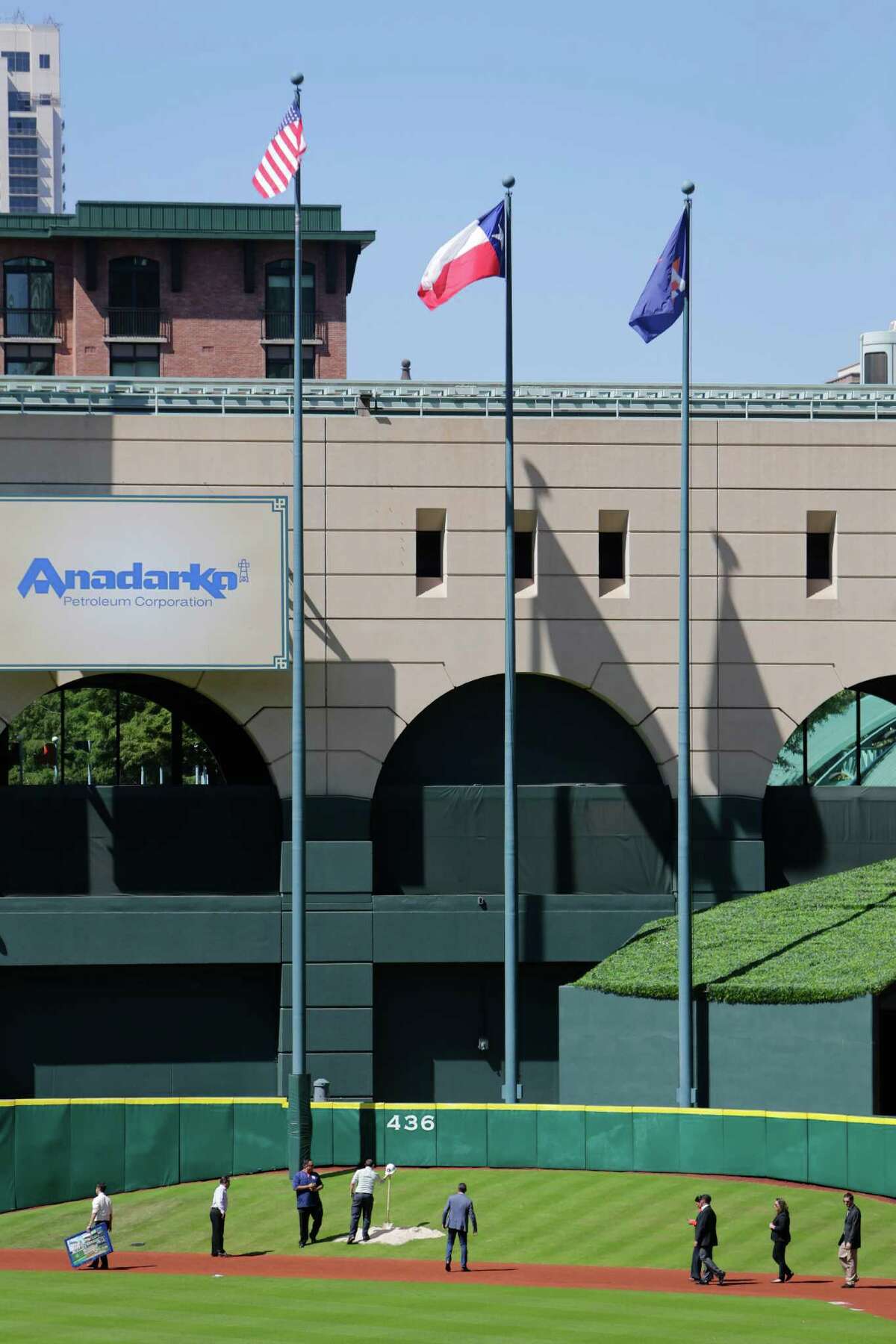 Astros Break Ground On Removal Of Tal's Hill