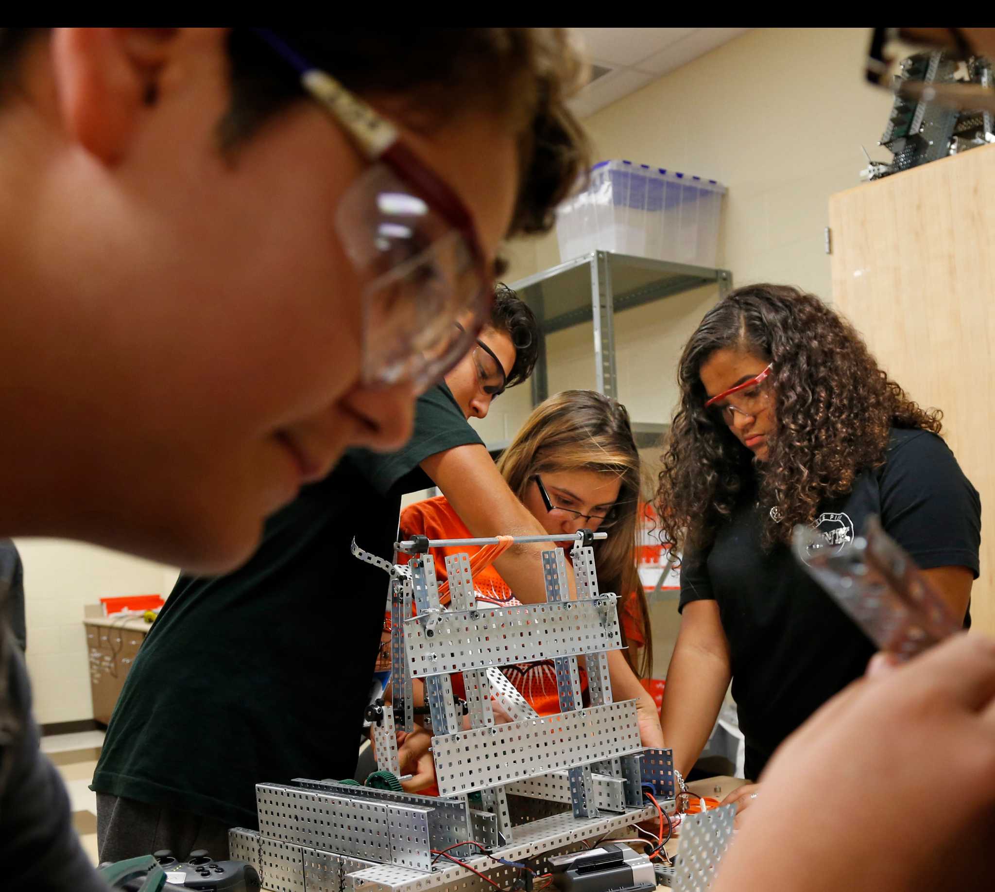 San Antonio young women hold their own at STEMfocused high school