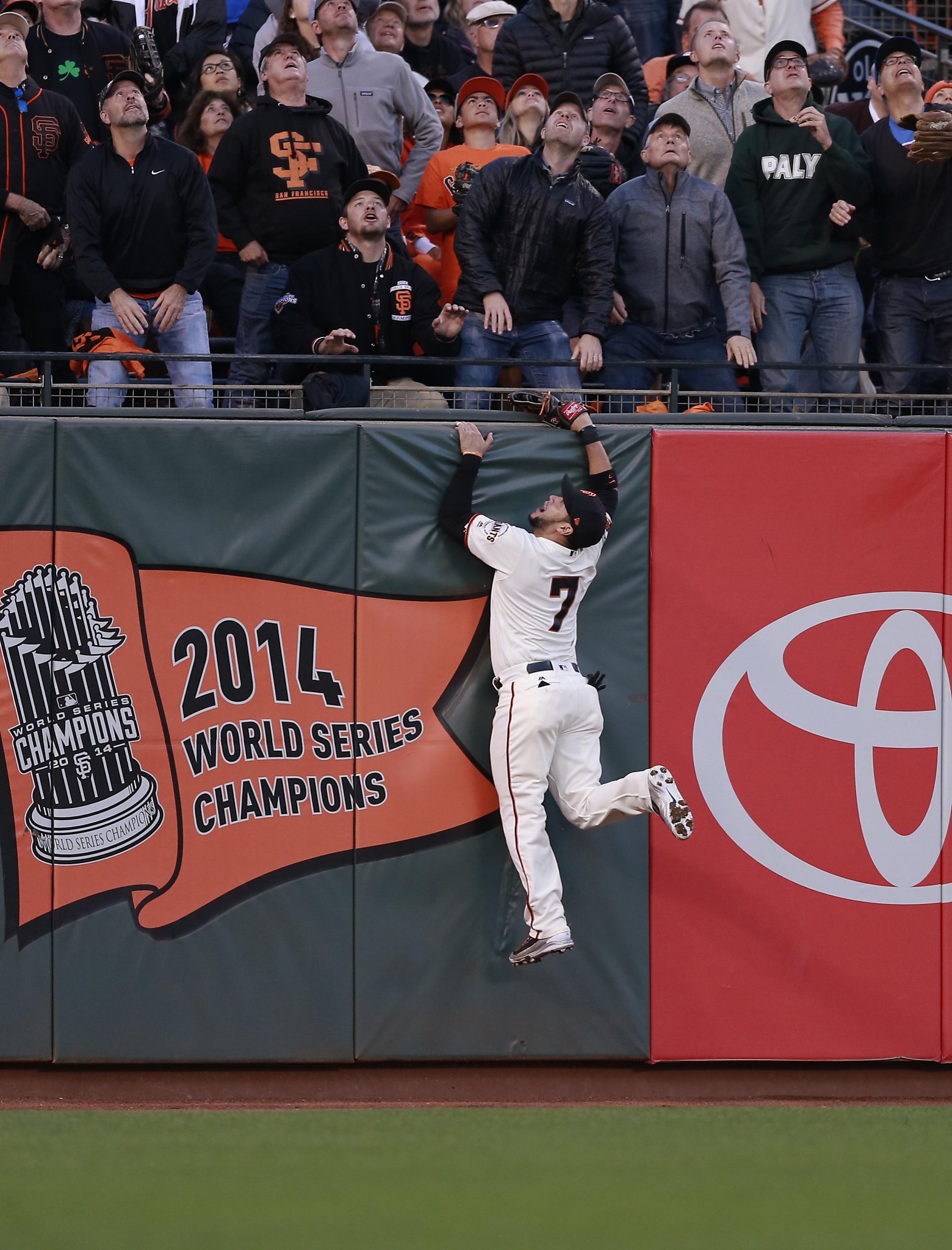 2014 World Series Champion San Francisco Giants - 2014 NLCS Game 2 -  Game-Used Jersey - Gregor Blanco - 2 for 5, 1 RBI