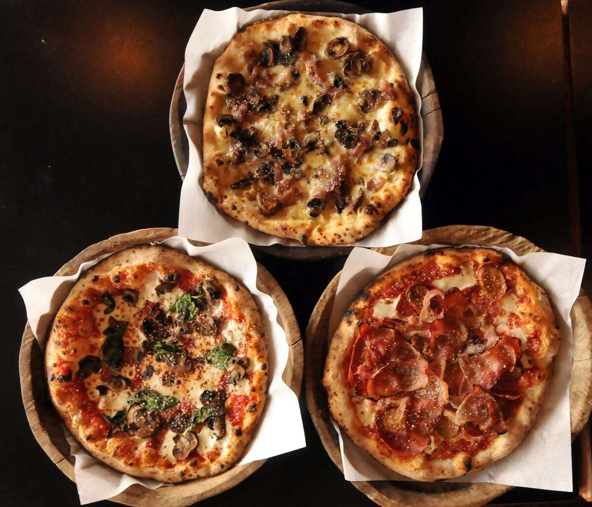 A selection of pies from Dough Pizzeria Napoletana.