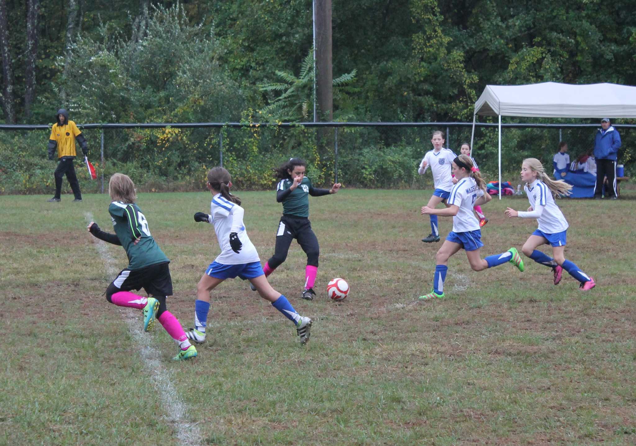 New Milford U11 Cosmos soccer team battles in Bethel