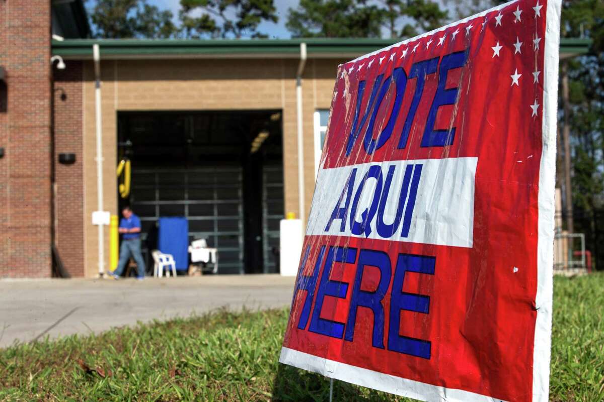 Voters line up to cast their ballots at South Montgomery County Fire Station 4 on Nov. 3, 2015. When Voting Day rolls around this November, a large portion of seniors at Magnolia ISD will be hitting the polls. Under the respective slogans âThereâs hope for the voteâ at Magnolia West and âRock the Voteâ at Magnolia High School, the initiative got approximately 200 students in the district to register out of the 300 who will be eligible to vote on Nov. 8.