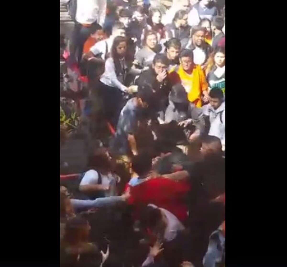The Oct. 11, 2016 brawl at Burbank High School led to the arrest of nine students, according to district officials.